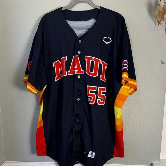 Maui Black and Red Men's Jersey - Picture 1 of 9